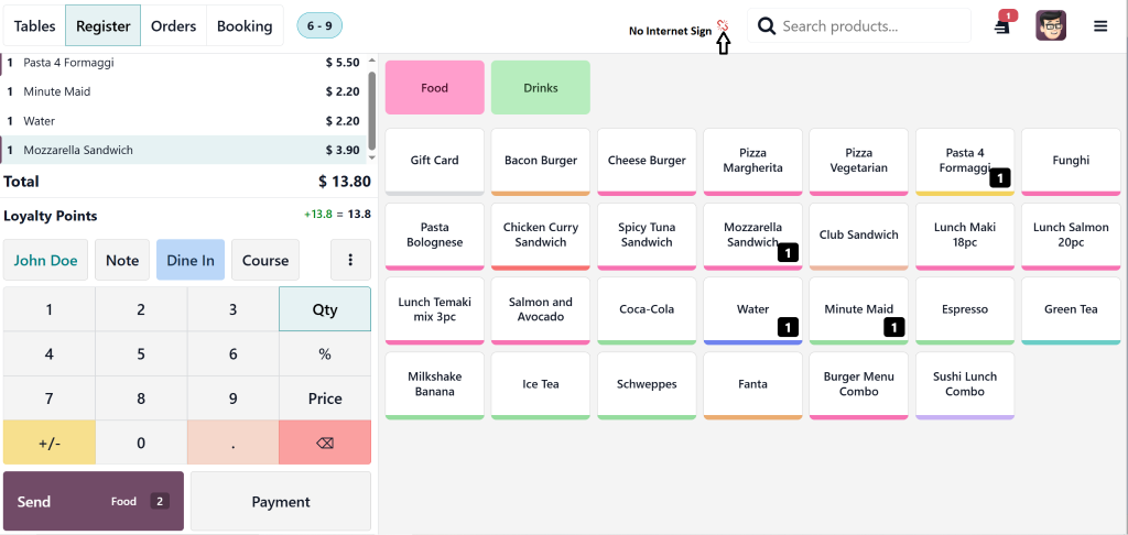 Fast Checkout POS Interface