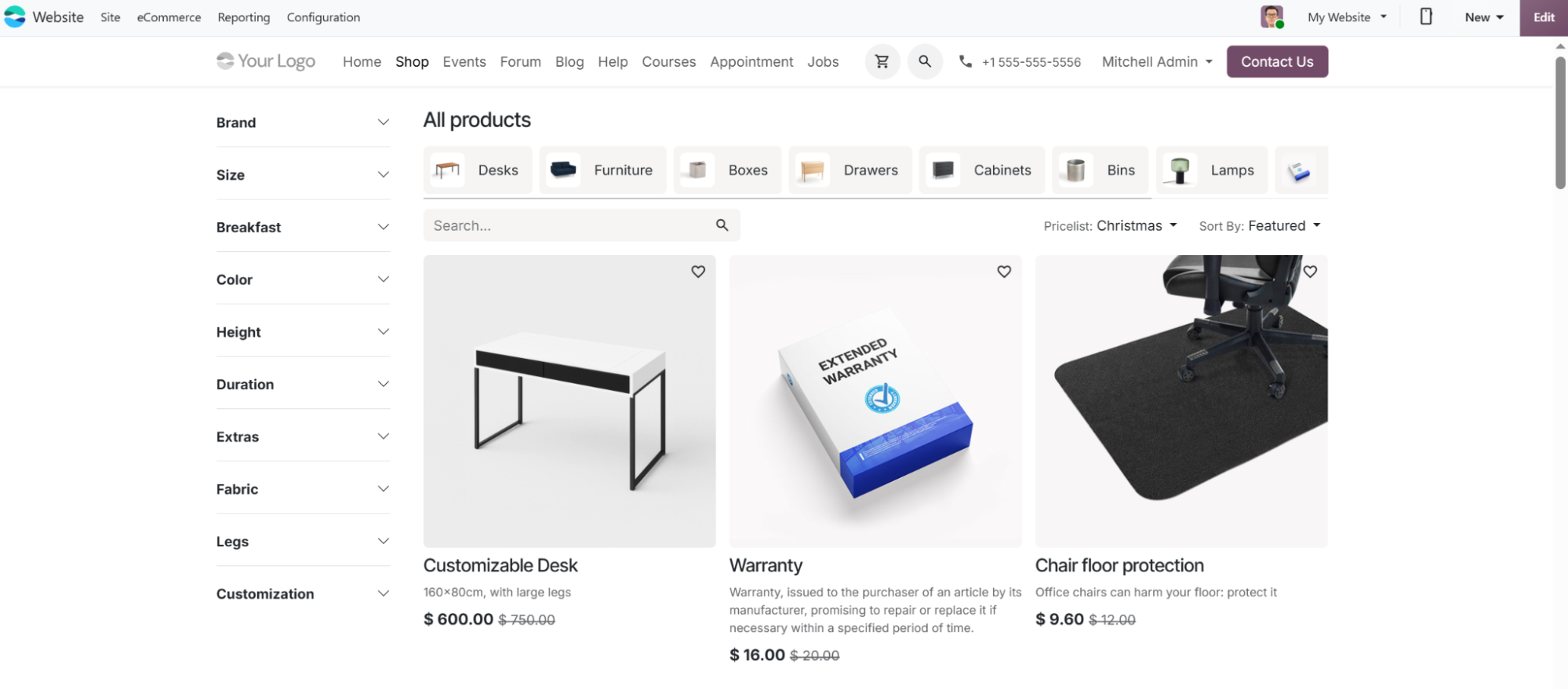 Storefront Builder