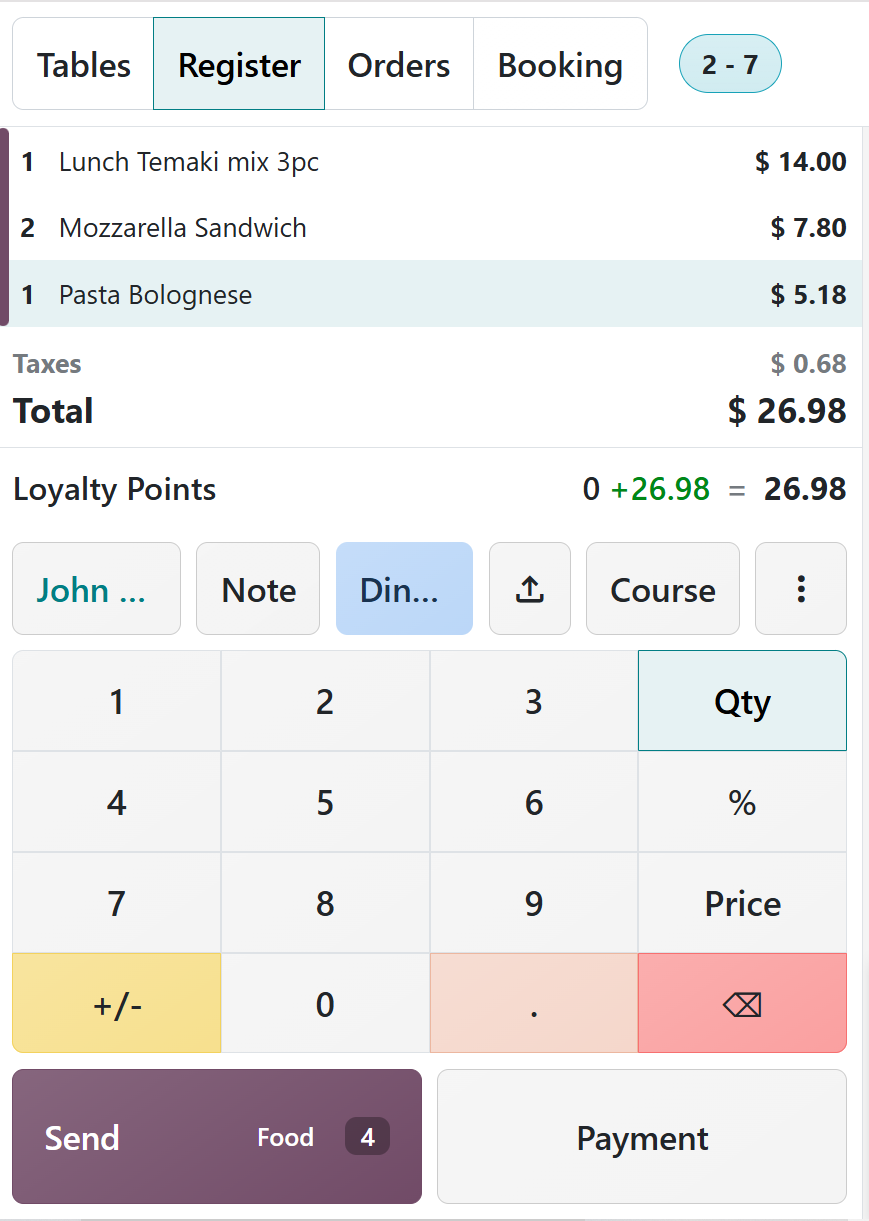 Course Control & Payment